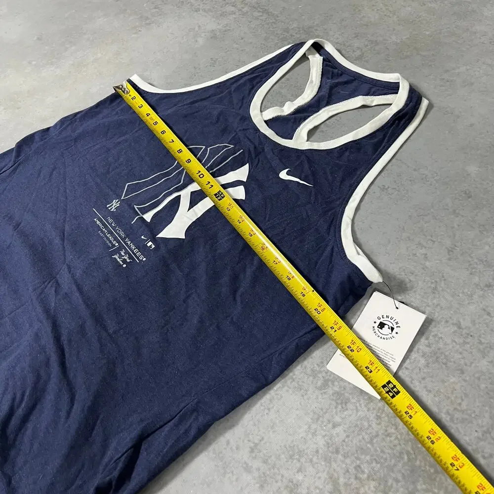 Nike New York Yankees MLB Womens Navy Team Tank Top Size XXL